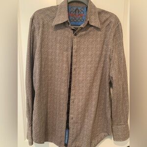 Robert Graham brown long sleeve shirt. Medium